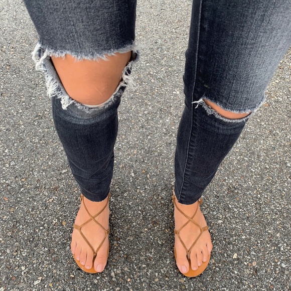 SOLD madewell distressed high riser skinny jeans - Picture 5 of 6